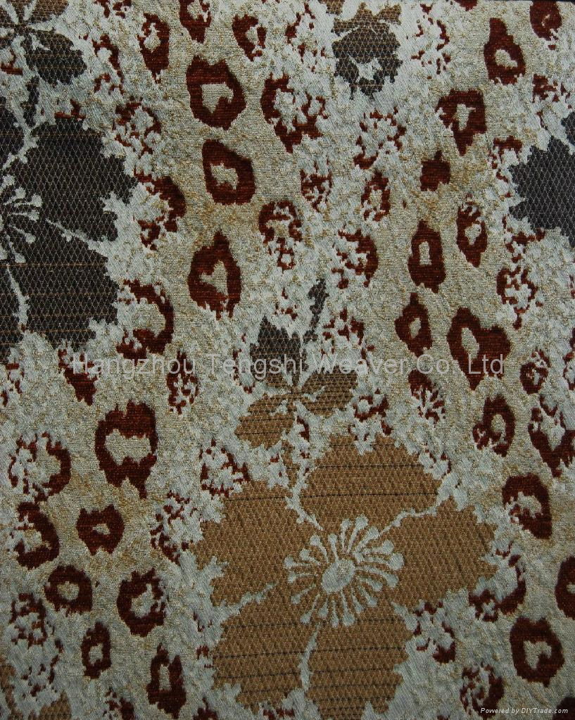 Chenille Jacquard sofa fabric 5