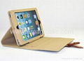 Retro leather strap case briefcase with buckle for iPad mini leather bag 3