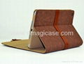 Retro leather strap case briefcase with buckle for iPad mini leather bag 2