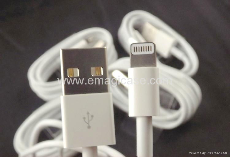 iPhone 5 8pin lightning to usb cable date sync charger