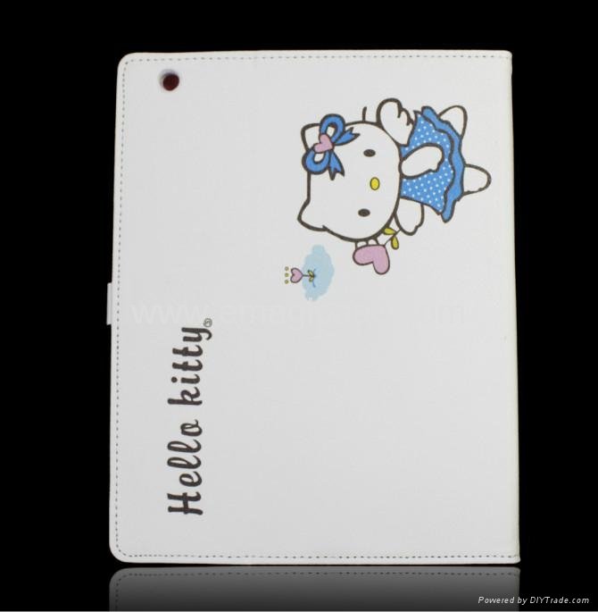 Hello Kitty ipad 2/3/4 leather case 2