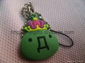 Custom PVC Mobile Phone Strap 