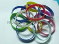 Fashion silicone Slap Bracelet 5