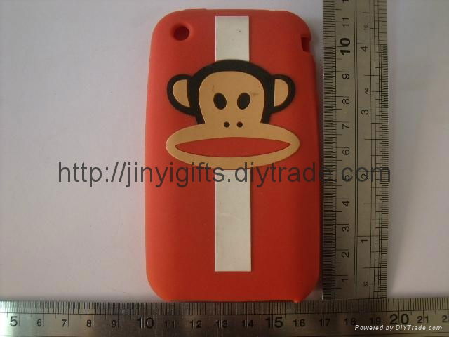 Silicone Case for Iphone 4G Mobile Phone