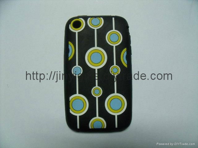 Silicone Case for Iphone 4G Mobile Phone 5