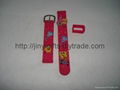 2011 Stylish Design of 3D Soft PVC Watch Strap 3