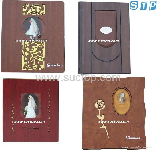 Wooden cover album 