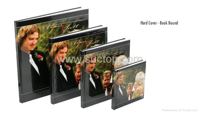 Flush mount album with magazine cover 4