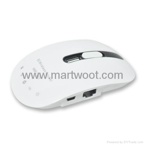 Portable 3G Wireless Router Slim Design (White Version)