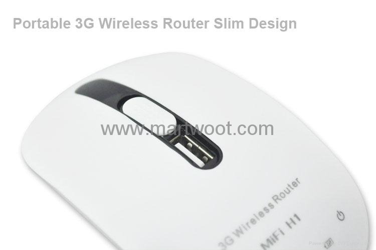 Portable 3G Wireless Router Slim Design (White Version) 4