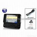 Bluetooth Slider QWERTY Keyboard Case for iPhone 4 5