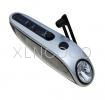 XLN-811B Crank Dynamo Solar Flashlight with Mobilephone Charger & Radio  3