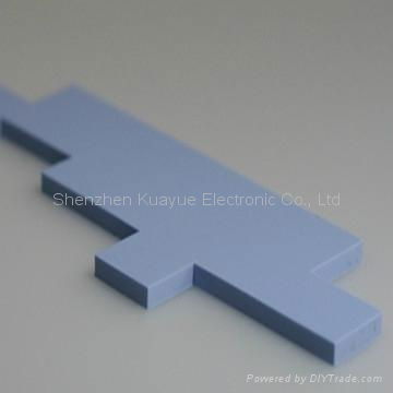 High thermal conductivity silicon pad