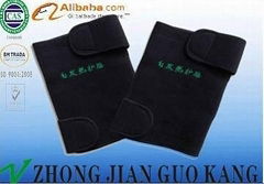 Tourmaline self-heating magnetic knee pad