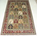 Hand Knotted Persian Silk Carpet 3