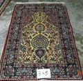 Hand Knotted Persian Silk Carpet 4