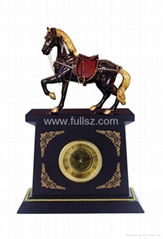 Royal Horse Decorative Art Table Clock