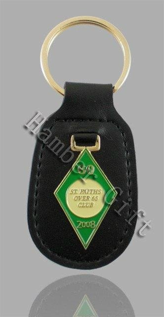 metal and leather key chain 4