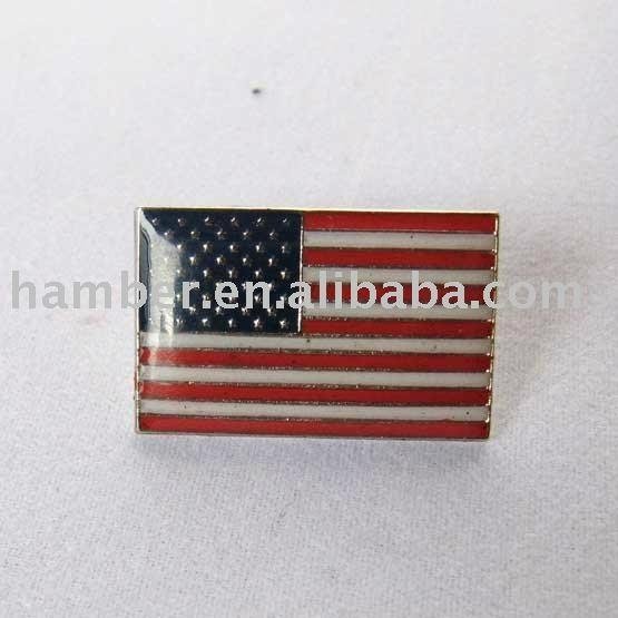 USA flag lapel pin