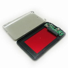 2.5" SATA USB2.0 Hdd case for 750GB Portable hard disk