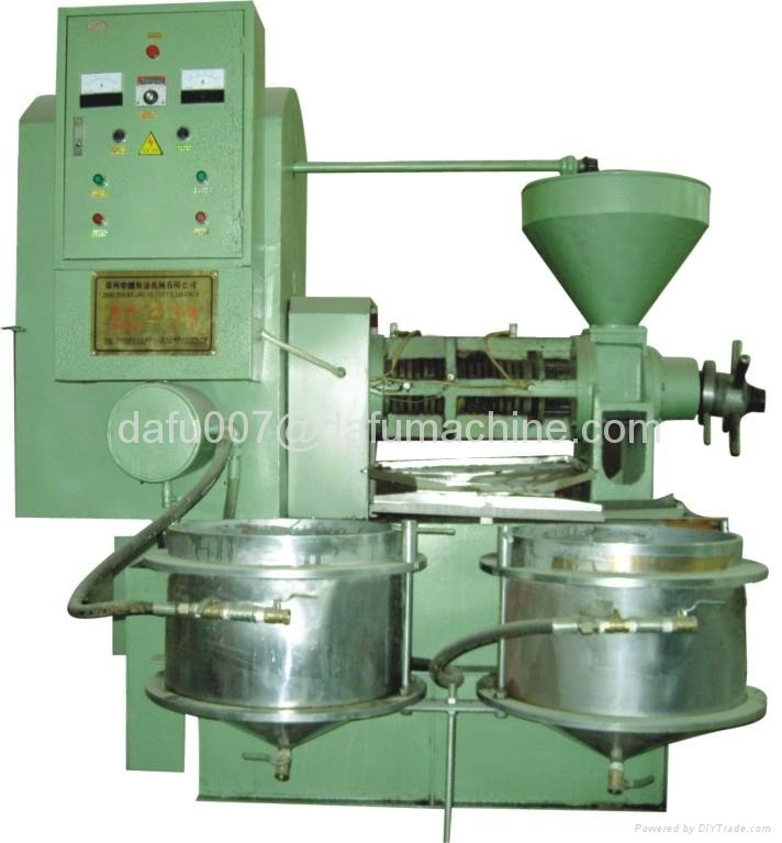 Best quality high oil rate cold screw oil machine