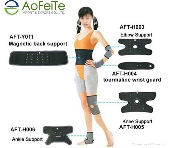 Magnetic ankle wraps pad coated with tourmaline 5