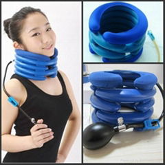 inflatable neck traction collar massager