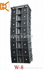 dual 12" line array pro audios large