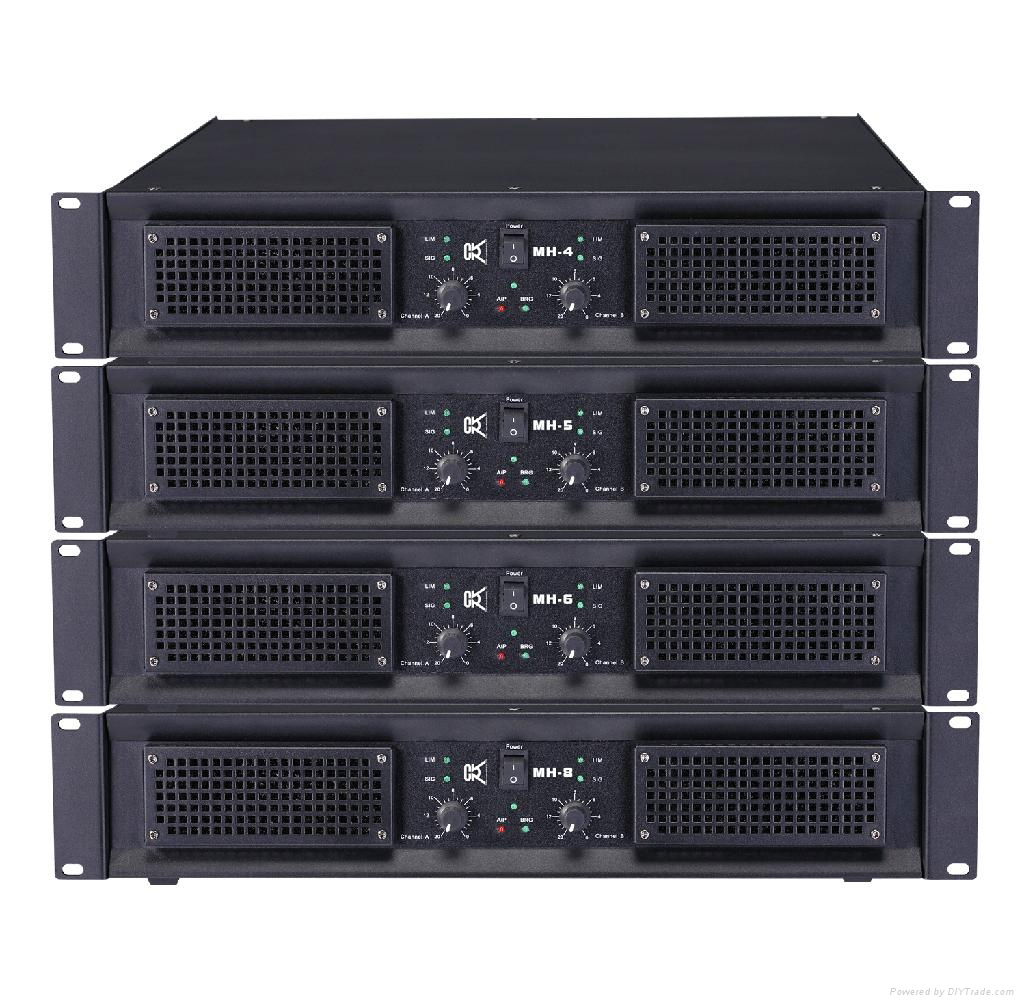 CVR Pa 2-channel class AB post power amplifier (MH-08) 2