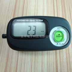 2012 newest multi-functional accurate pedometer with panic alarm