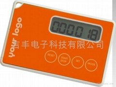 World's thinnest pocket credit card name card 2D pedometer