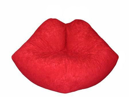 Child Plush Hot Lips Bean Bag Chair 3