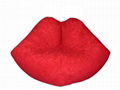 Child Plush Hot Lips Bean Bag Chair 3