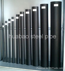 black steel seamless pipes sch40 