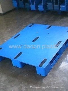 recycling or virgin single side plastic pallet 4