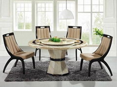 High-end dining table and chairs