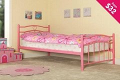 *PROMOTIONAL BED* Childrens Single Metal Princess Bed