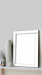 LOWEST PRICE - Acton 65cm x 90cm Bevelled Edge Glass Wall Mirror