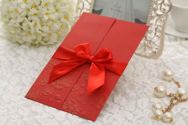 Elegant Folded Wedding Invitation With White Ribbon Bow Printable and Customizab 4