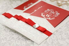 Customizable Elegant Wedding Invitation card with DHL shipping 