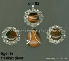 sterling silver pendant set (3 pcs)