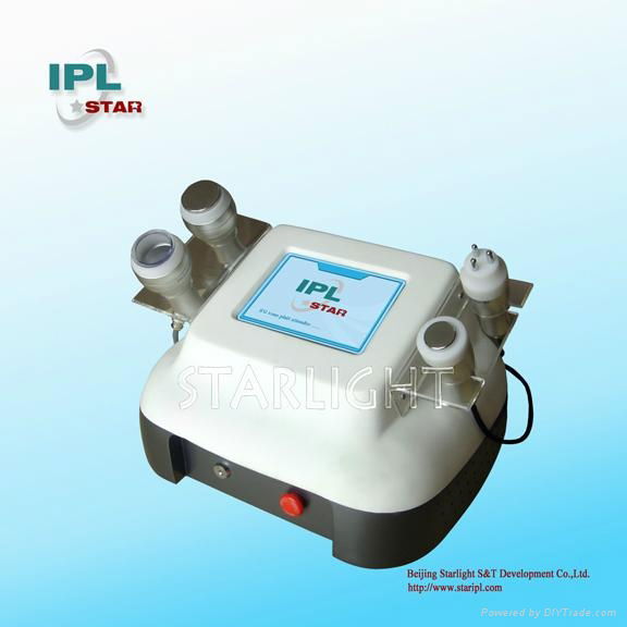 Ultrasound cavitation+vacuum+RF slimming machine