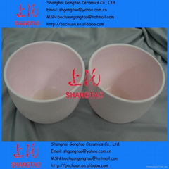 Alumina ceramic crucible