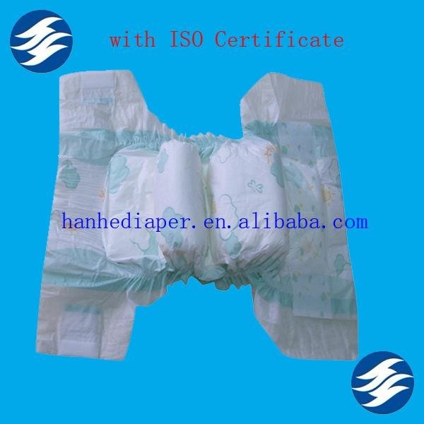OEM Breathable Soft Disposable Baby Diaper 