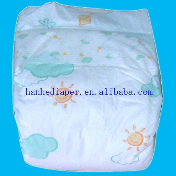 OEM Breathable Soft Disposable Baby Diaper  3