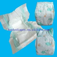 Fast Absorbency Sleepy Baby Diaper with Cloth-like Backsheet