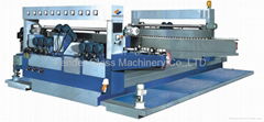 22 motor glass straight line double edging machine 