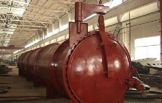 Autoclave sterilizer for fubber industry