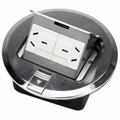 DCT-150/YB Pop up Round floor socket box