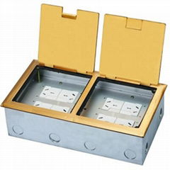 DCT-280/GT Brass Open type floor box